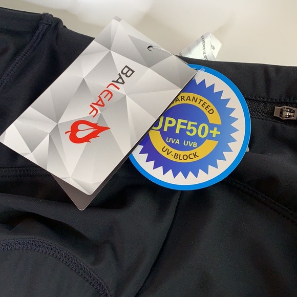 Baleaf Padded Seat Bike Leggings Zipper 0521B03 - Picture 8 of 10